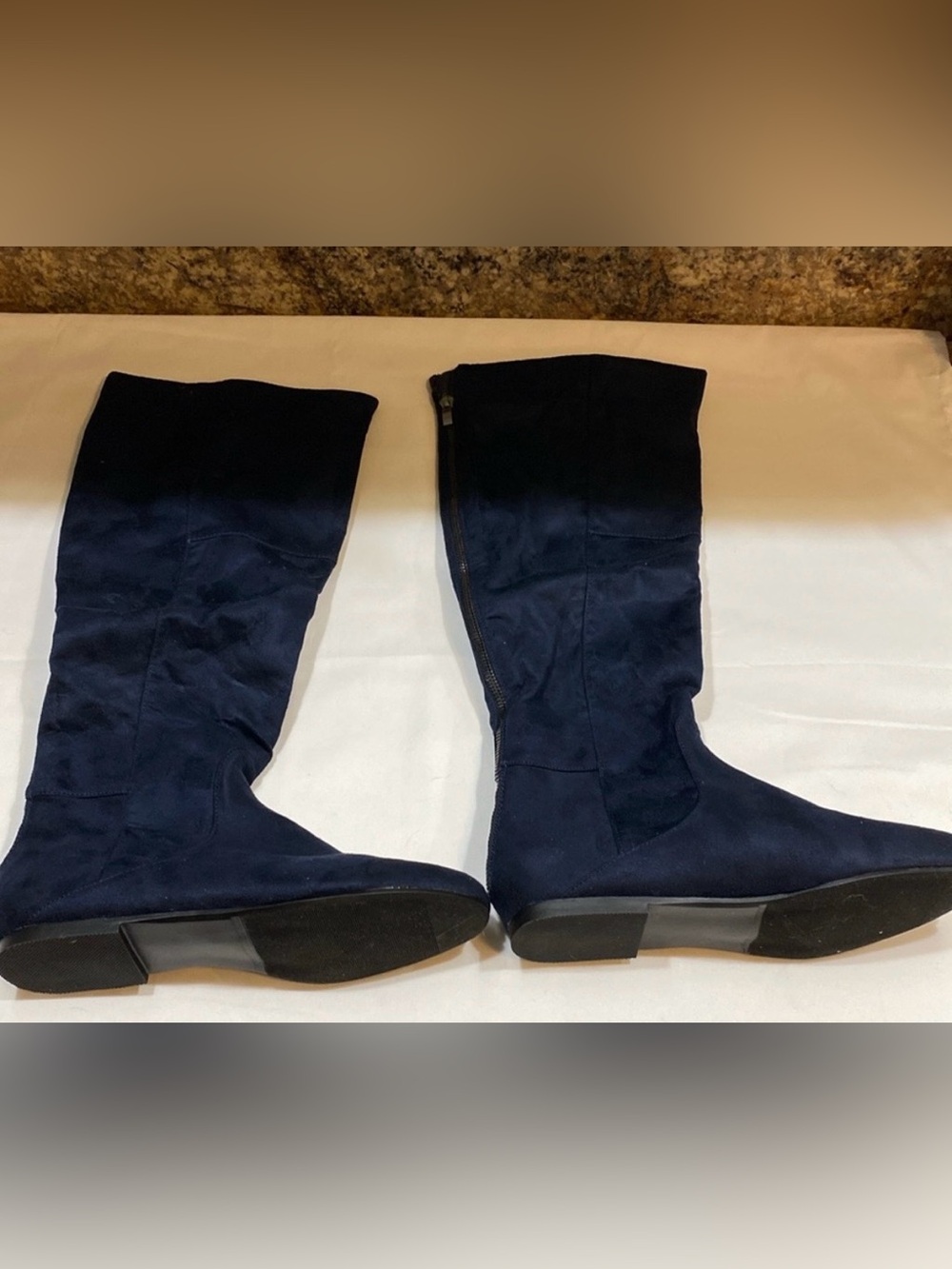 Just fab kiley boot in navy blue size 8.5